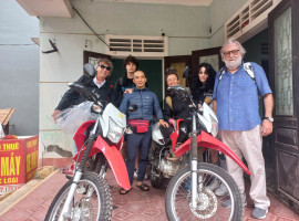 Rescue motorbikes in Dong Hoi Quang Binh at Tung Motorbike shop